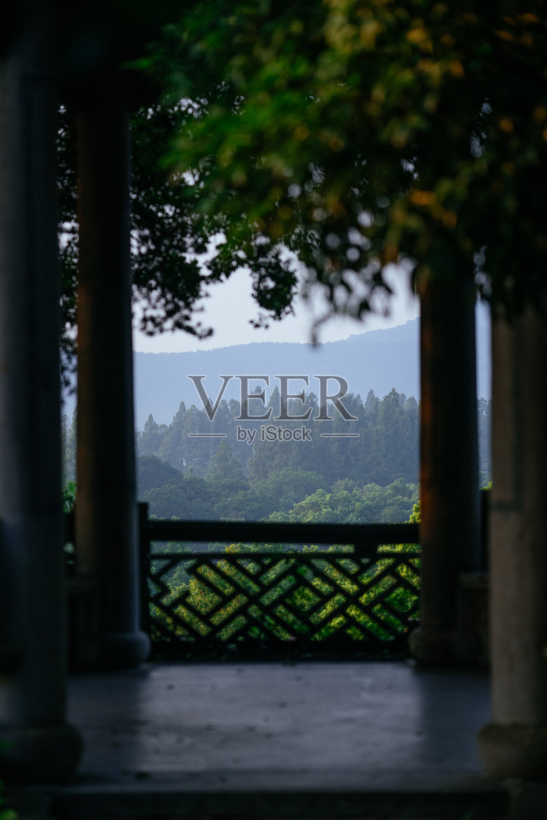 阳台景观照片摄影图片