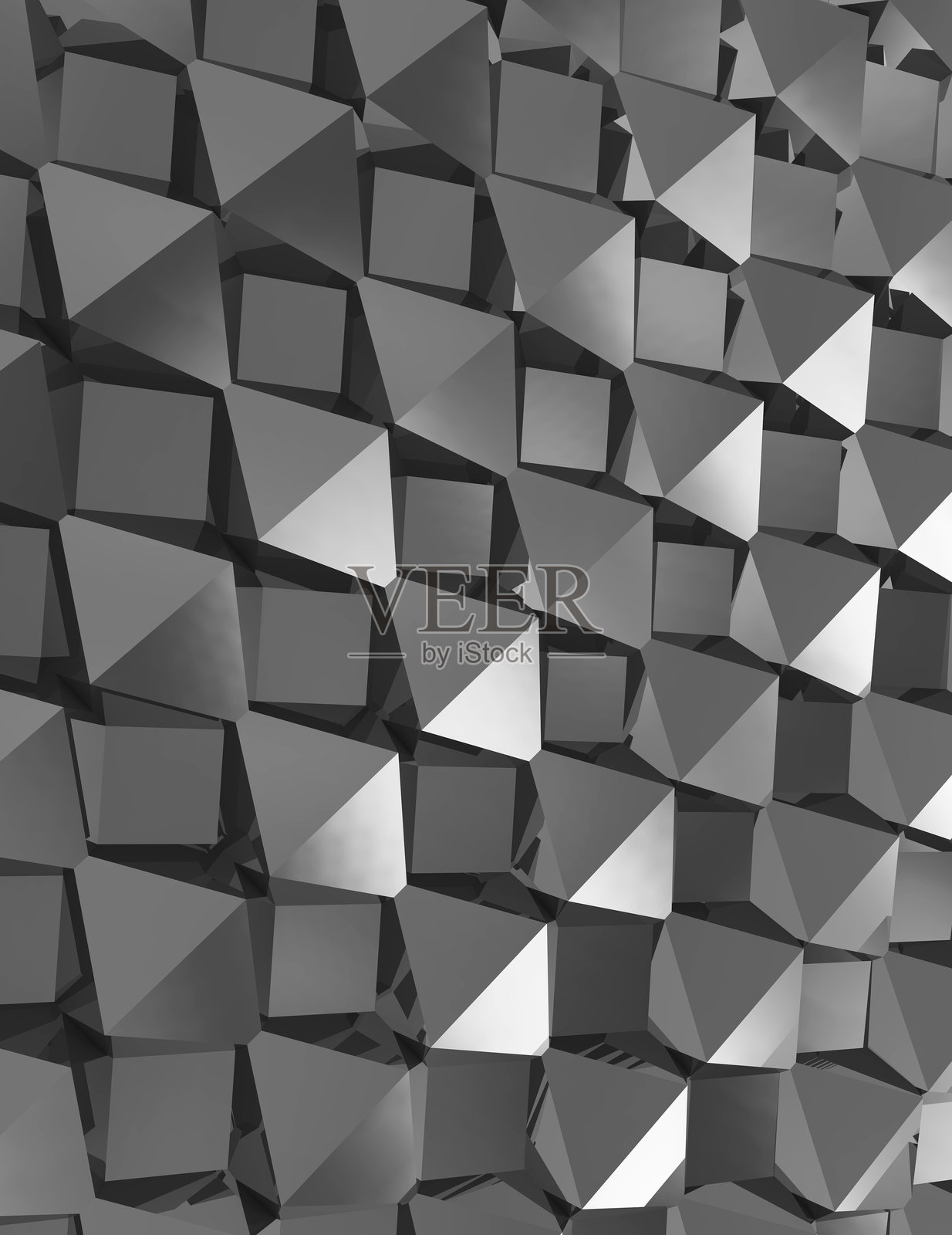 抽象的3D黑色三角形背景照片摄影图片