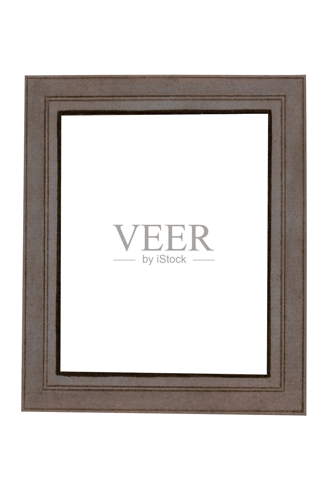 灰色纸框纸质照片纸板复古旧式古董叠加效果照片摄影图片