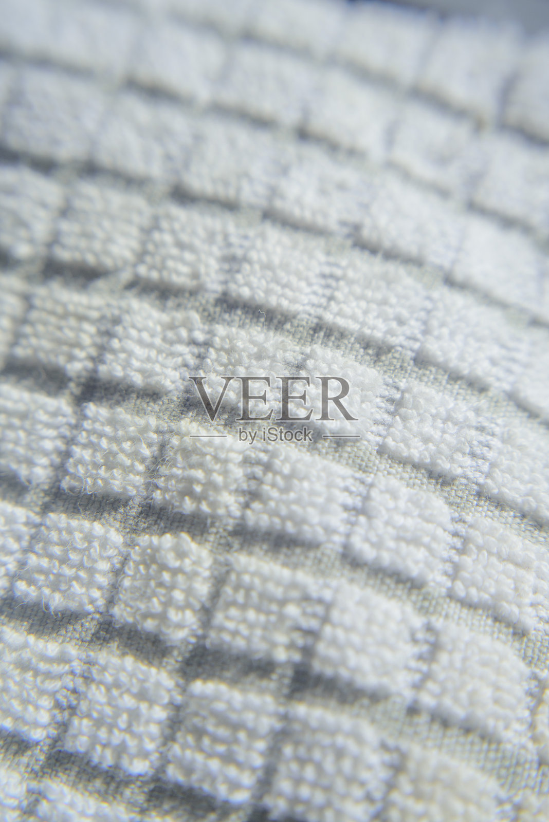 厨房布料的浮雕格纹细节照片摄影图片