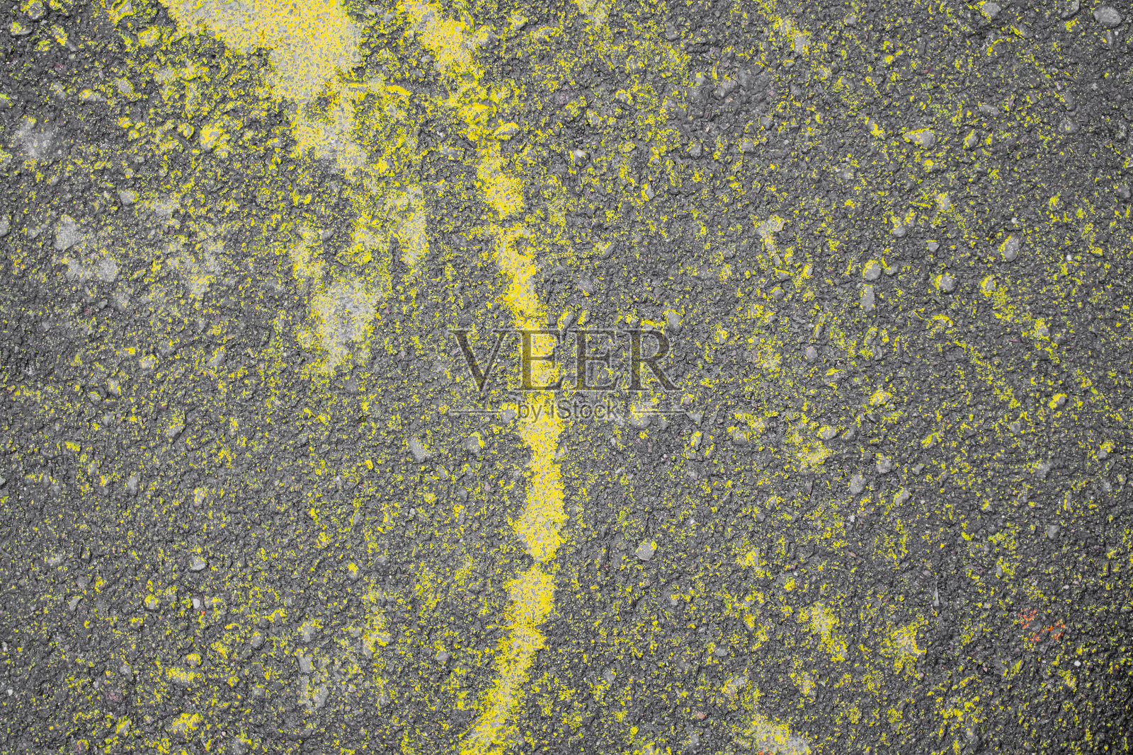 溅洒的黄色油漆混凝土纹理照片摄影图片