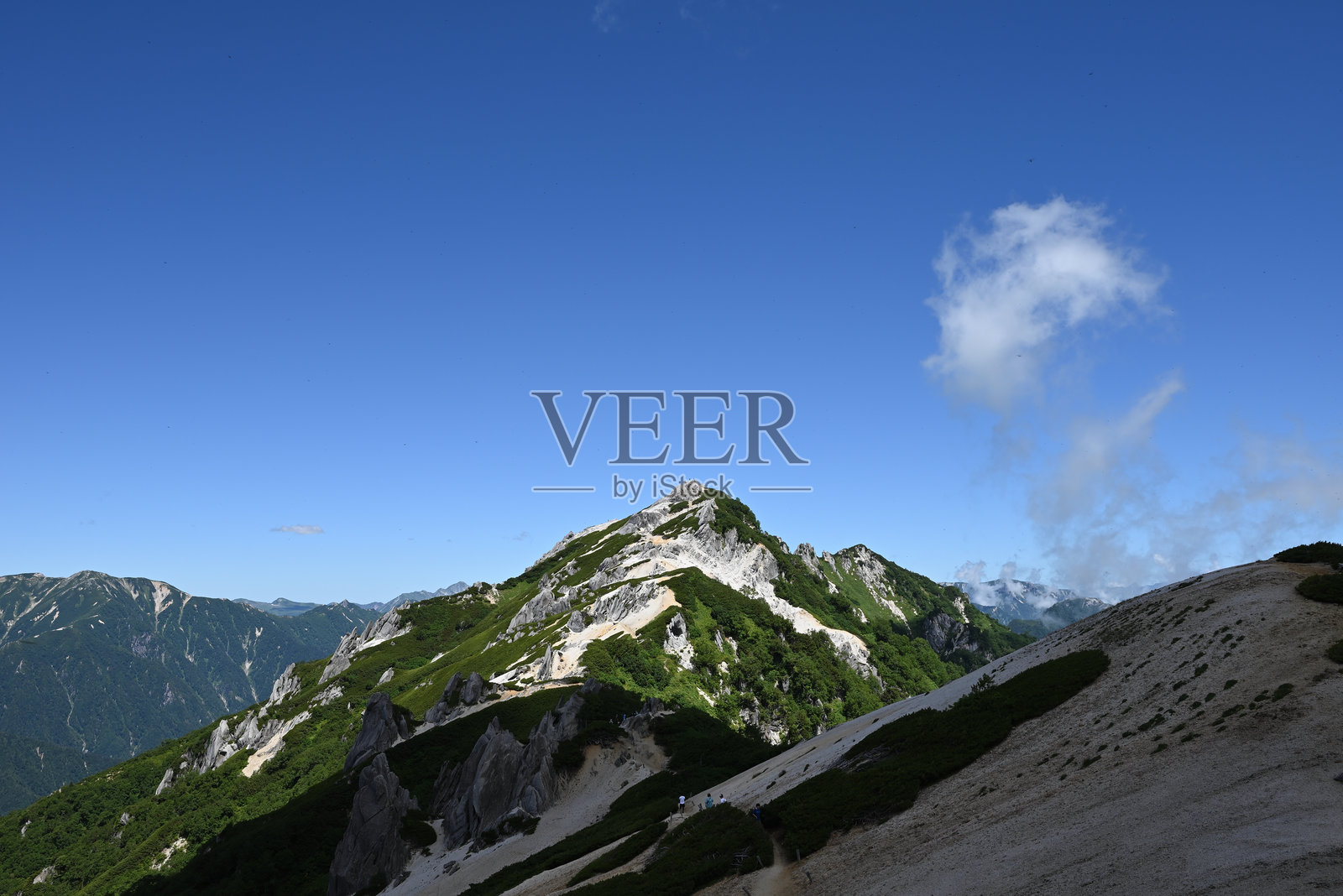 攀登日本长野的燕岳照片摄影图片