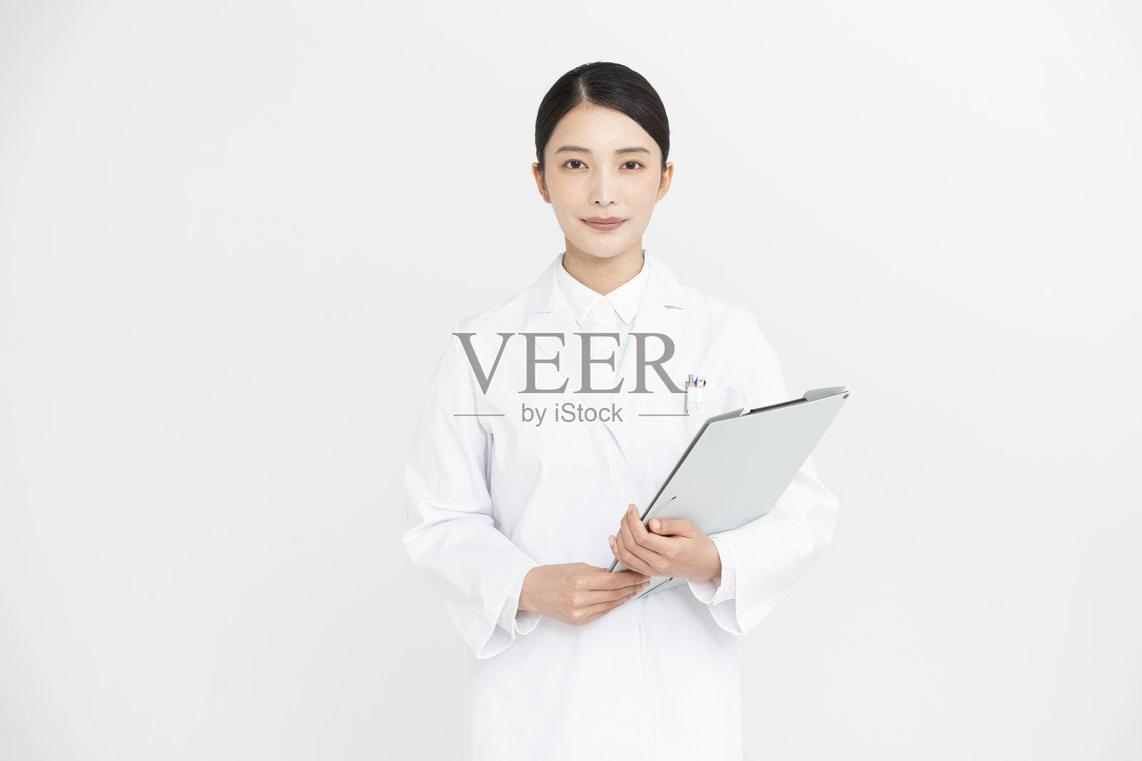 年轻的日本女性医务工作者照片摄影图片