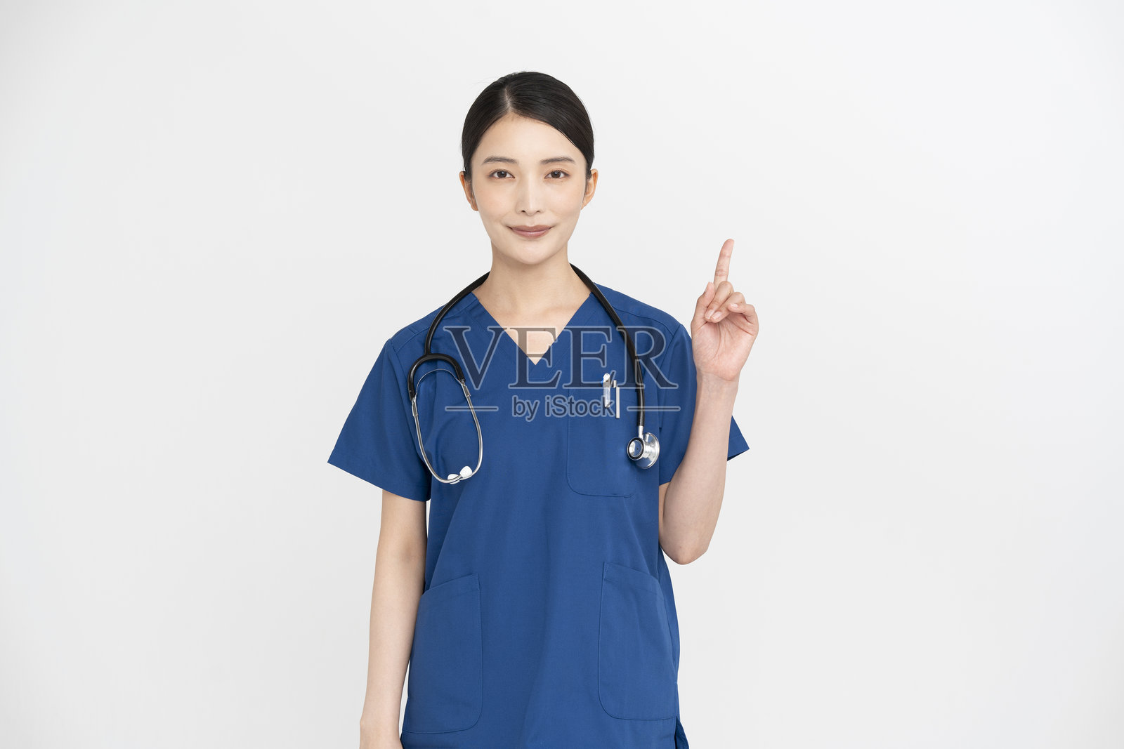 年轻的日本女性医务工作者照片摄影图片