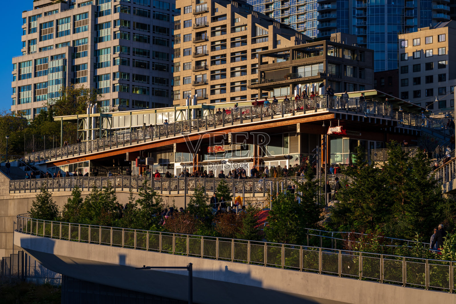 俯瞰步道照片摄影图片