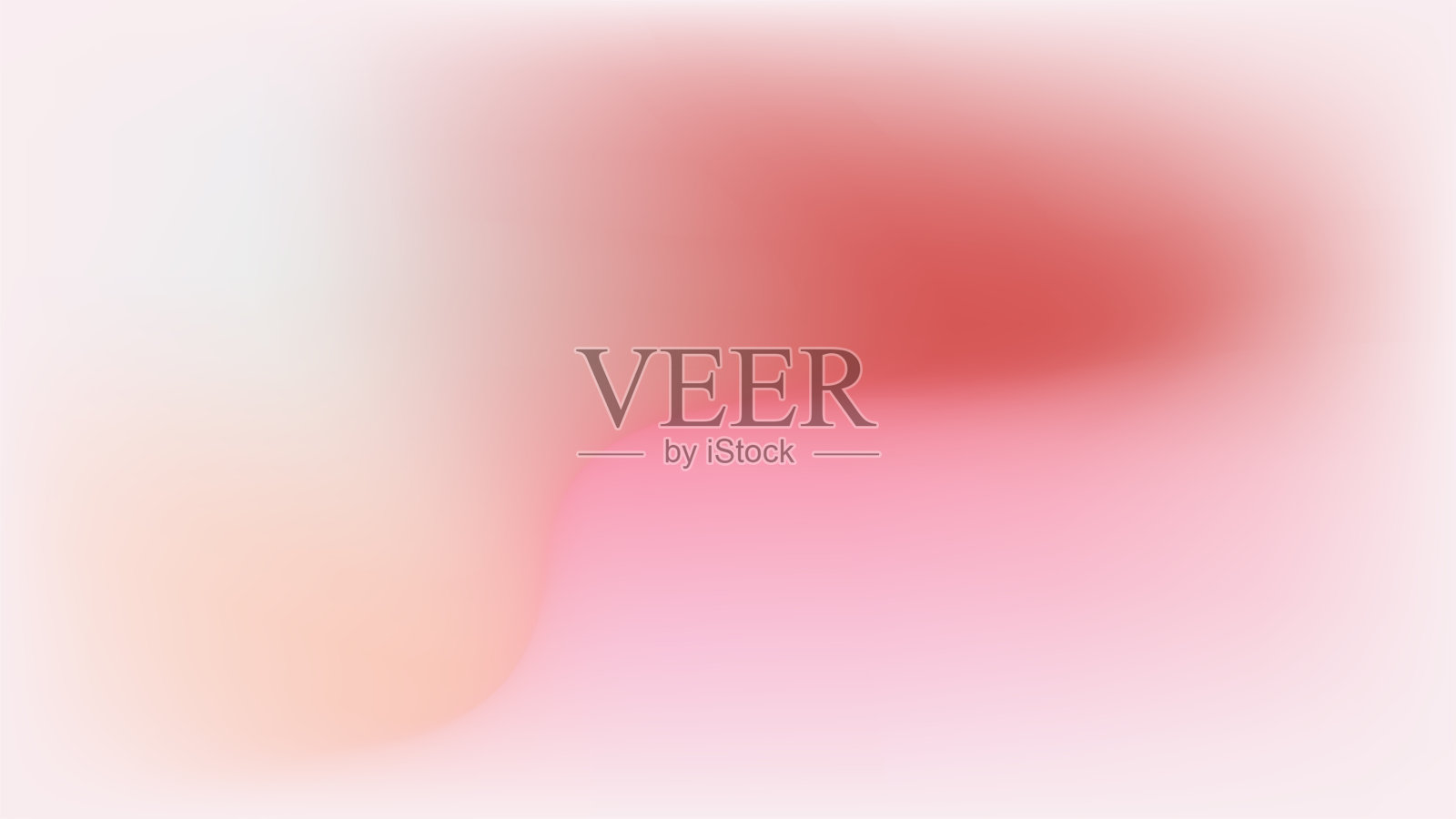 柔和的红色渐变与微妙的光晕。适用于情人节卡片和壁纸的抽象粉彩混合。插画图片素材