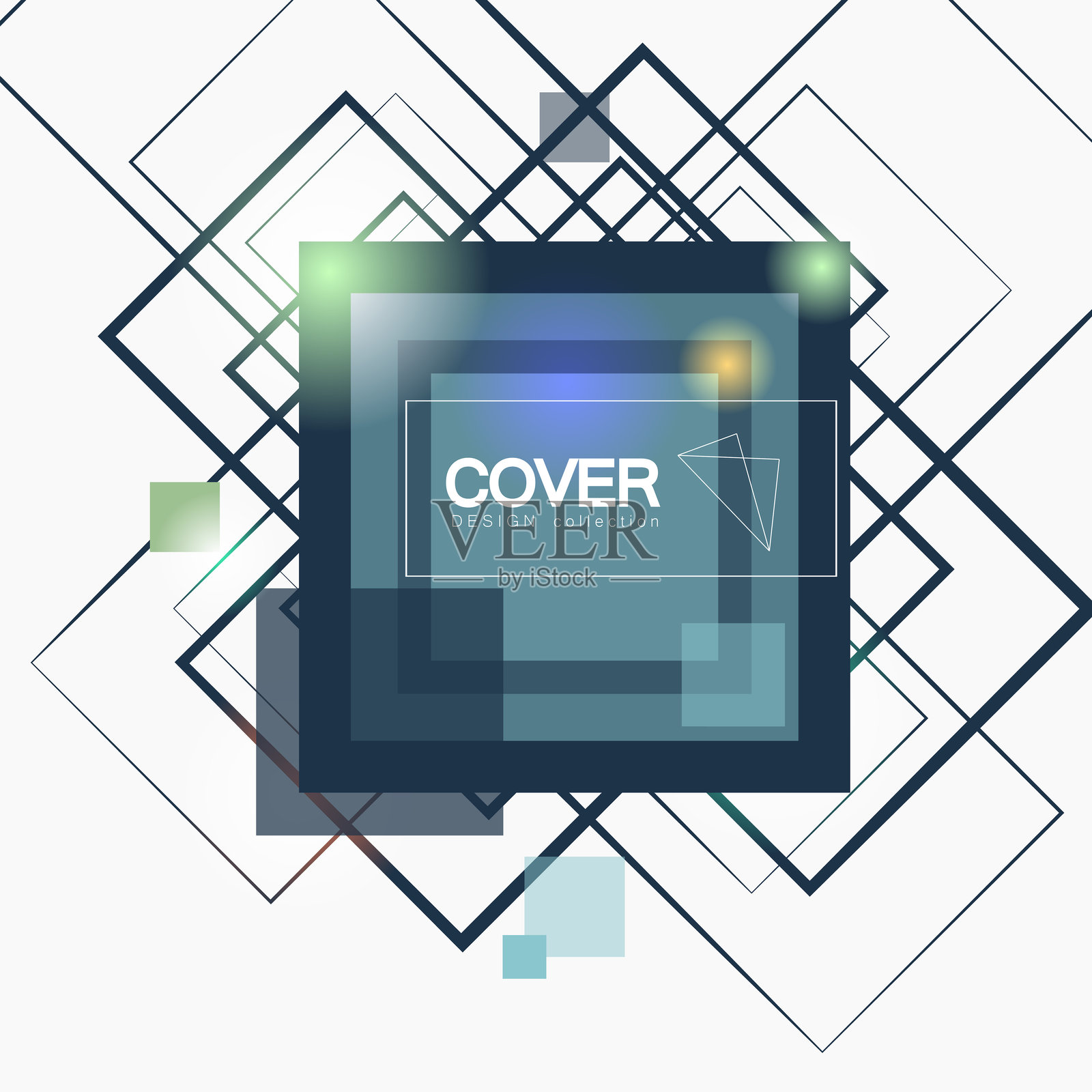 方形线条，适用于各种目的的优秀设计。抽象几何背景。现代形状概念。数字纹理壁纸。抽象现代连接图案。插画图片素材