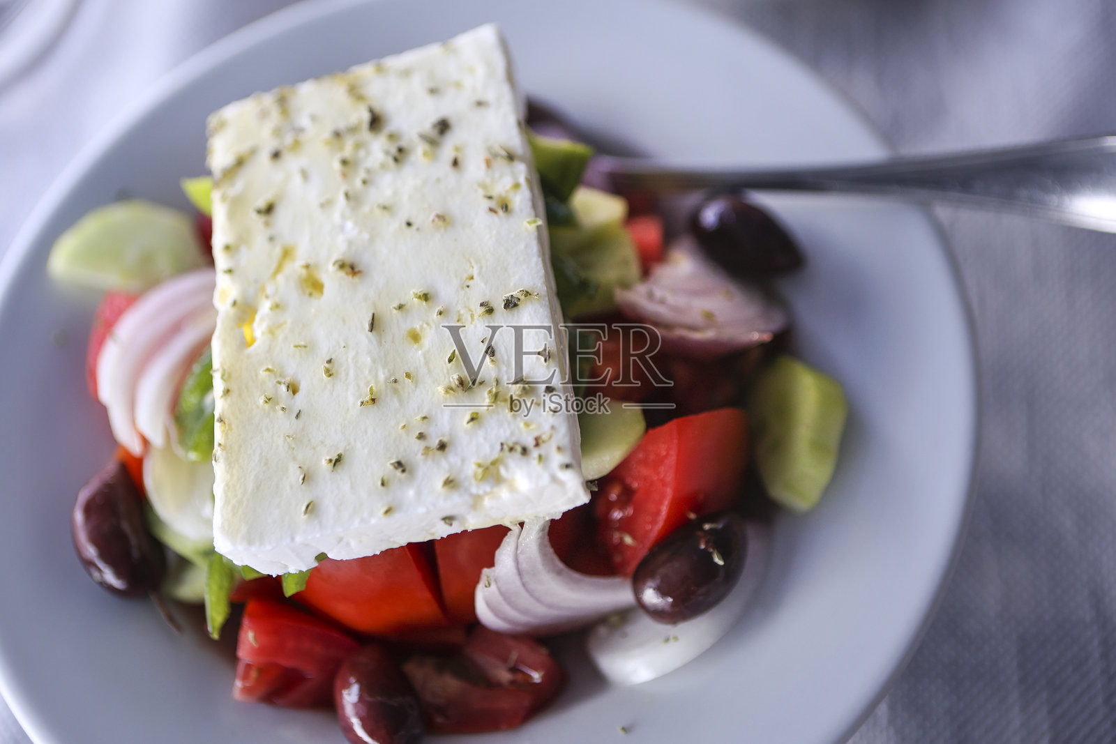 希腊沙拉照片摄影图片