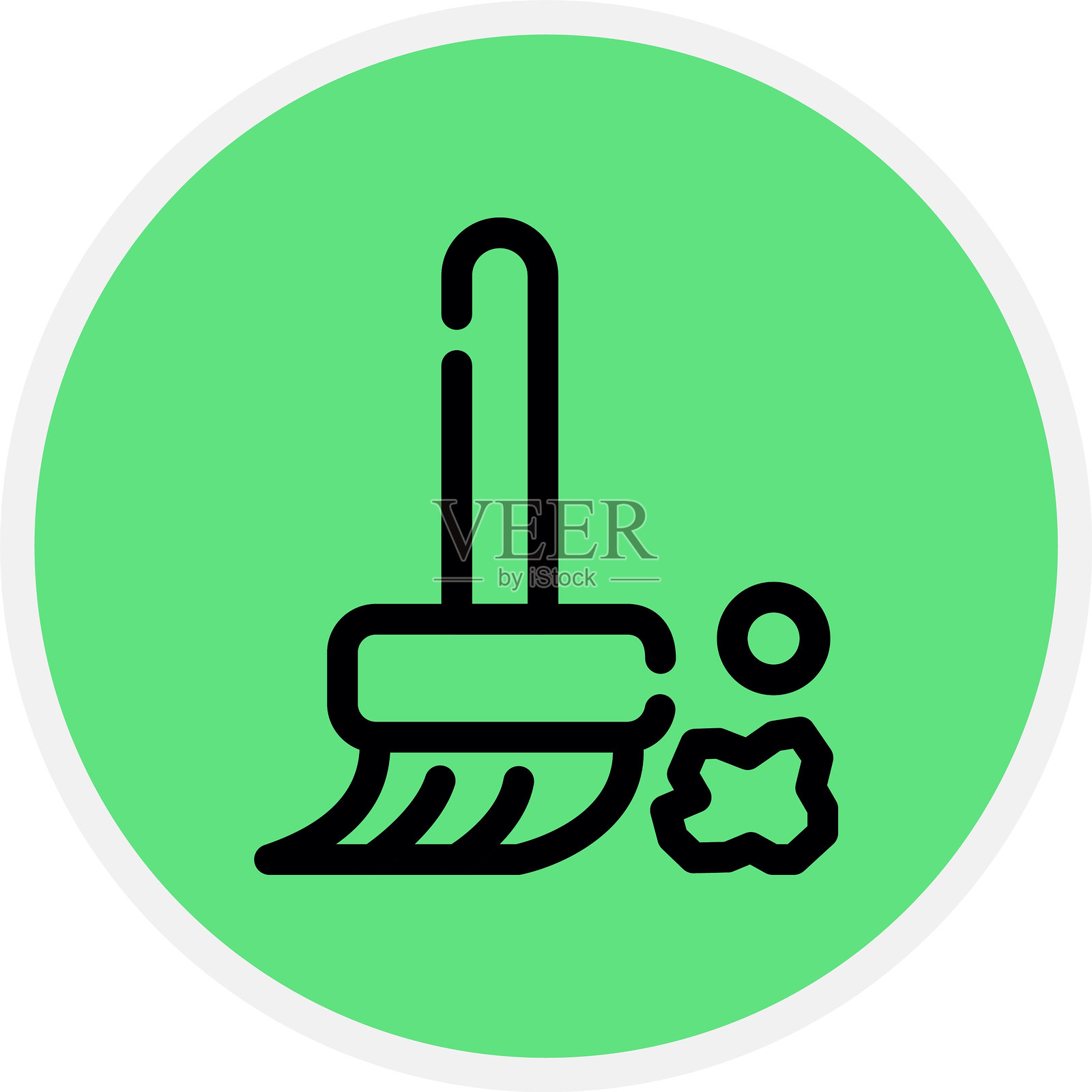 扫帚图标插画图片素材