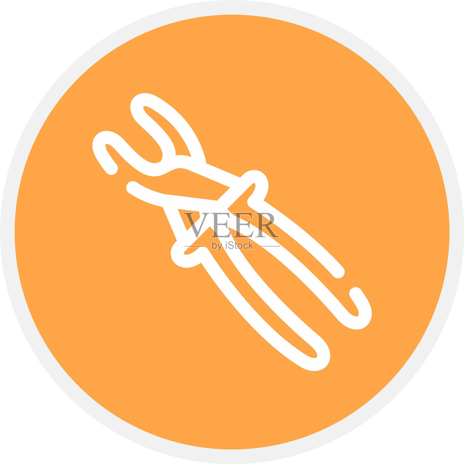 尖嘴钳图标插画图片素材