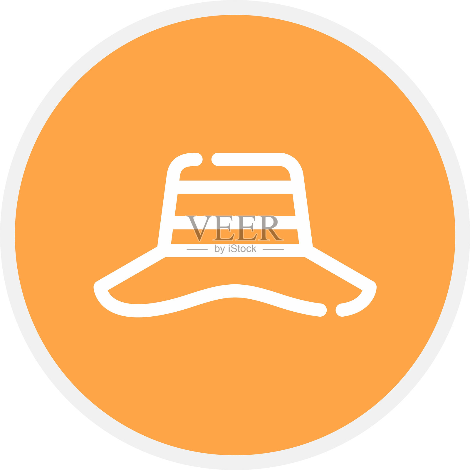 太阳帽图标插画图片素材