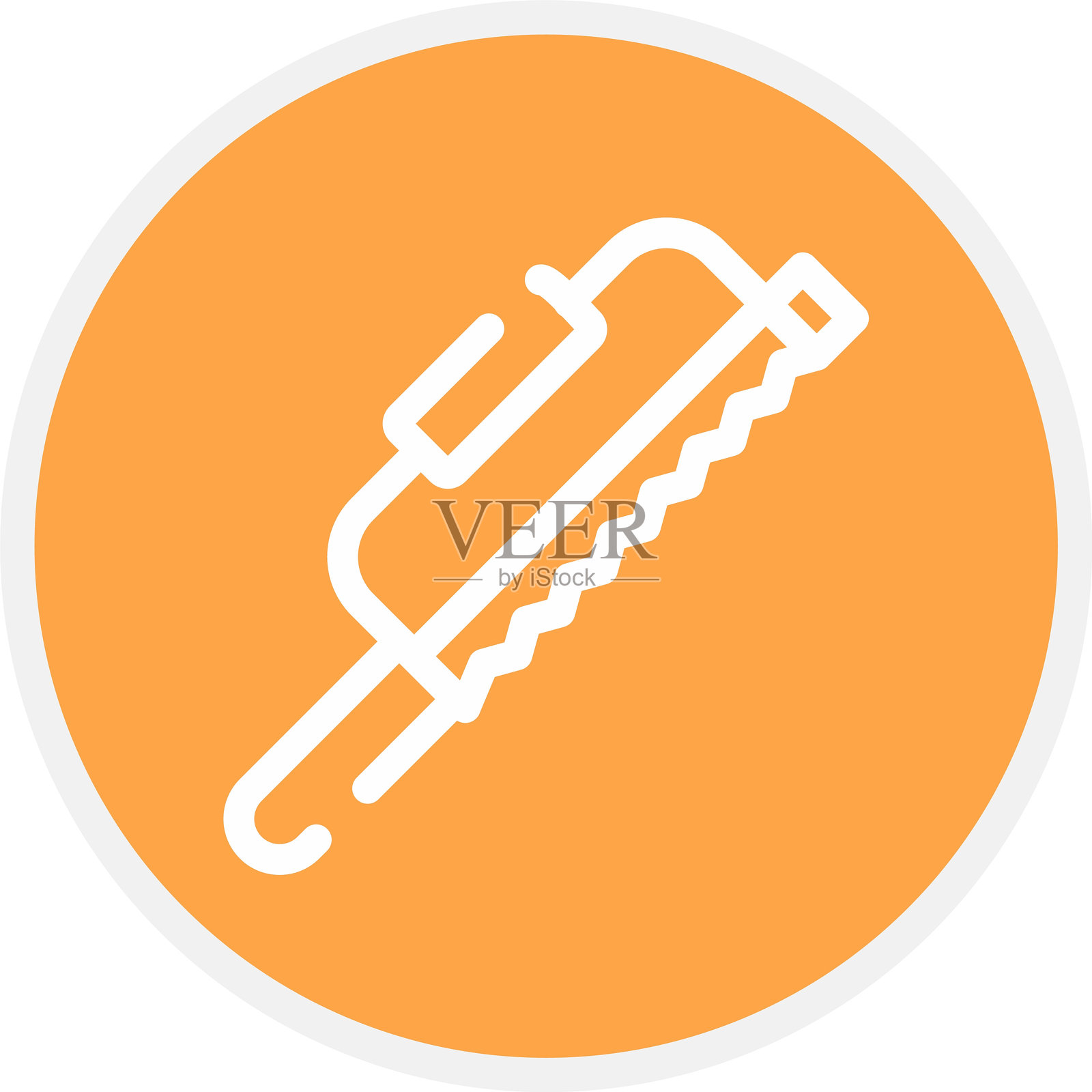 锯子图标插画图片素材