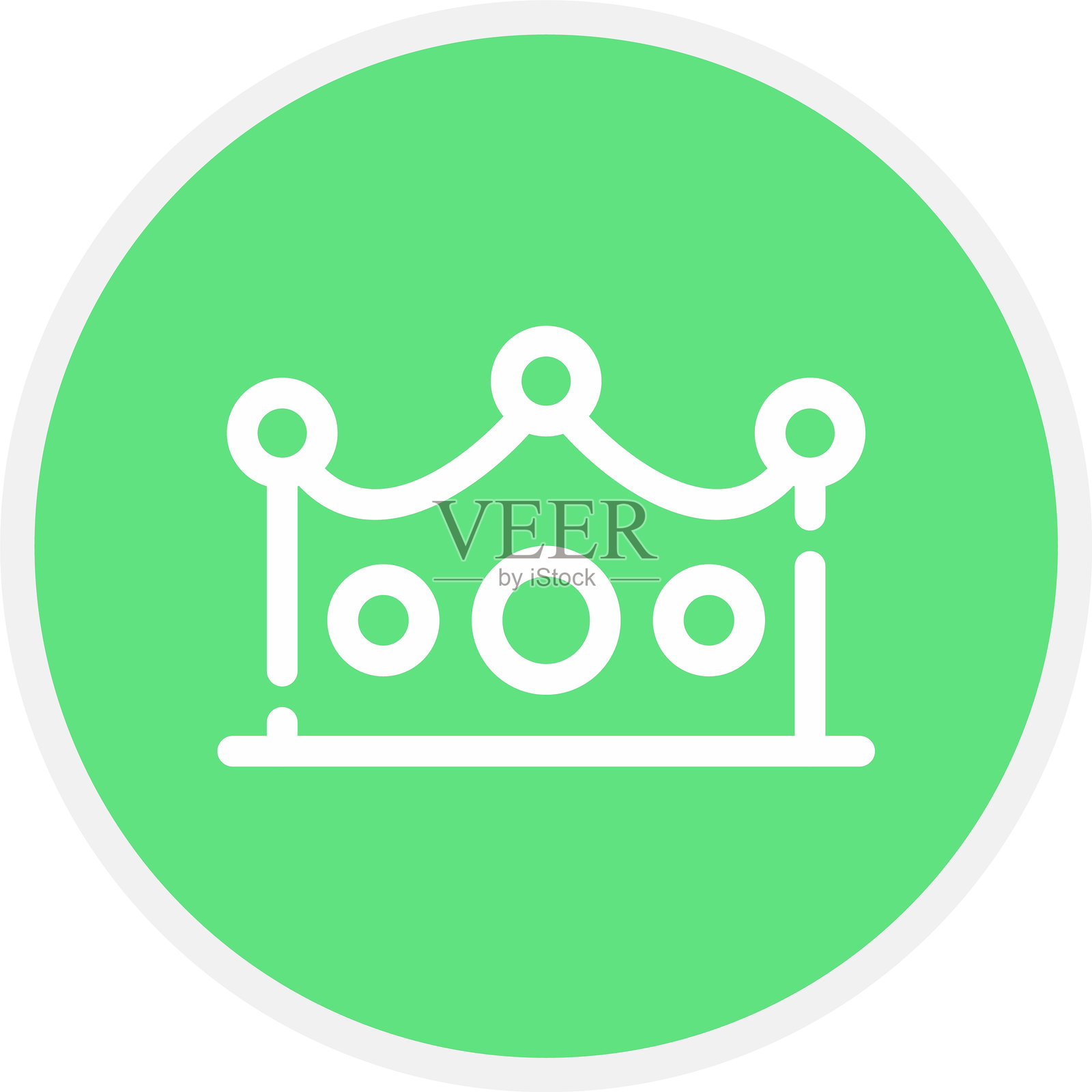 皇冠图标插画图片素材