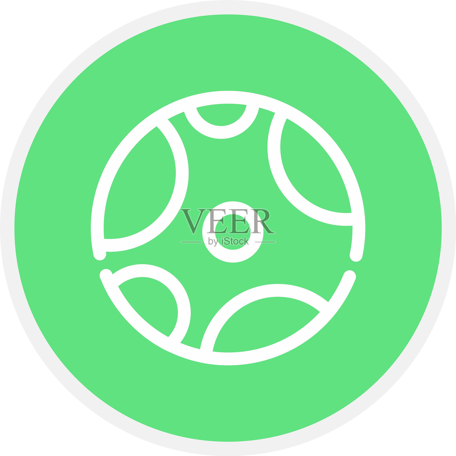 满月图标插画图片素材