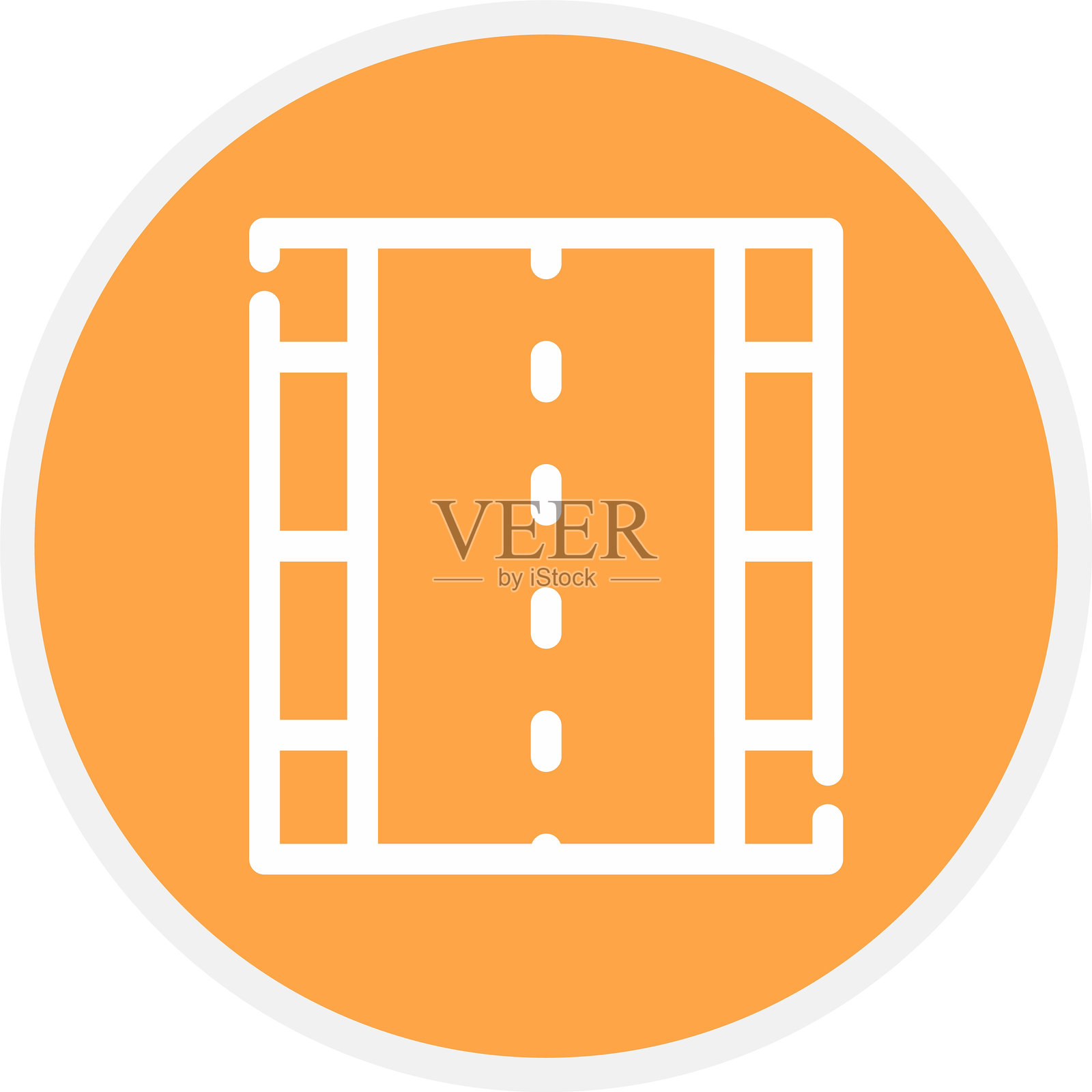 道路图标插画图片素材