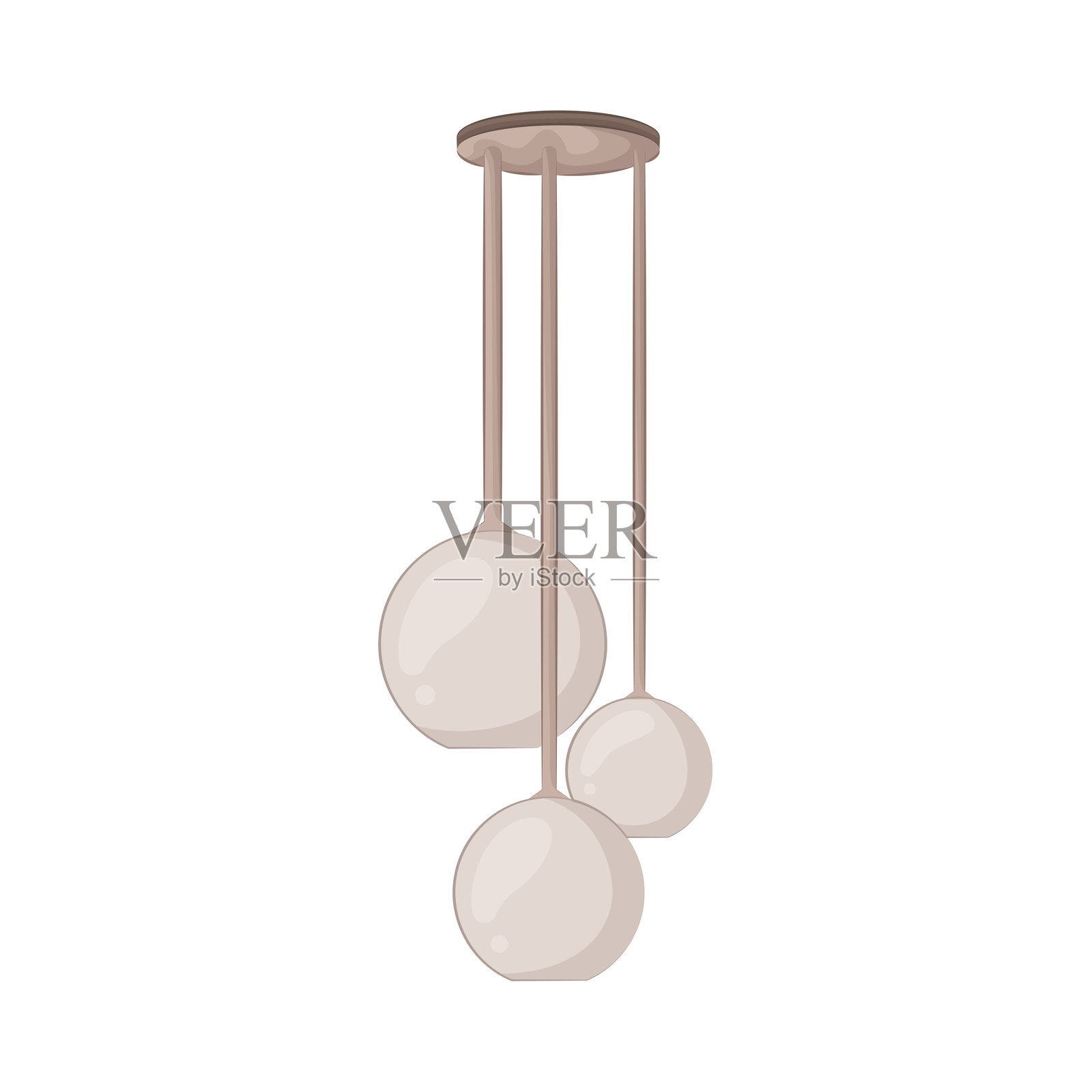 吊灯插画图片素材