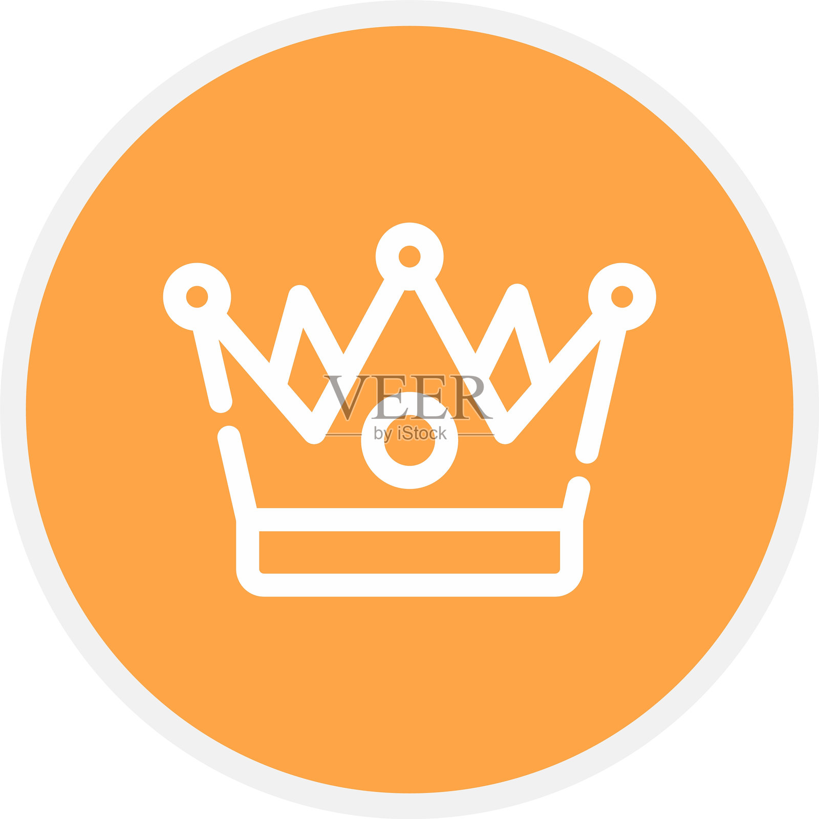 王冠图标插画图片素材