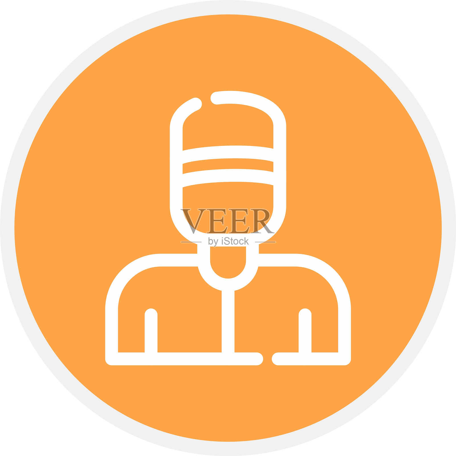 行李员图标插画图片素材