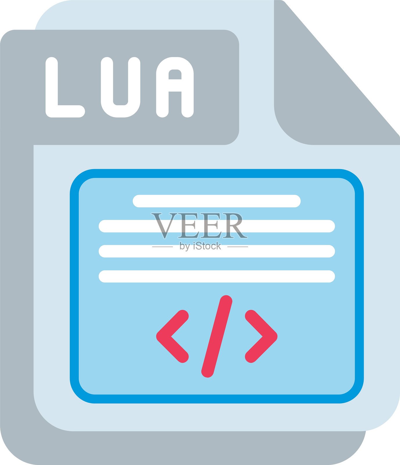 LUA扁平矢量图标设计插画图片素材