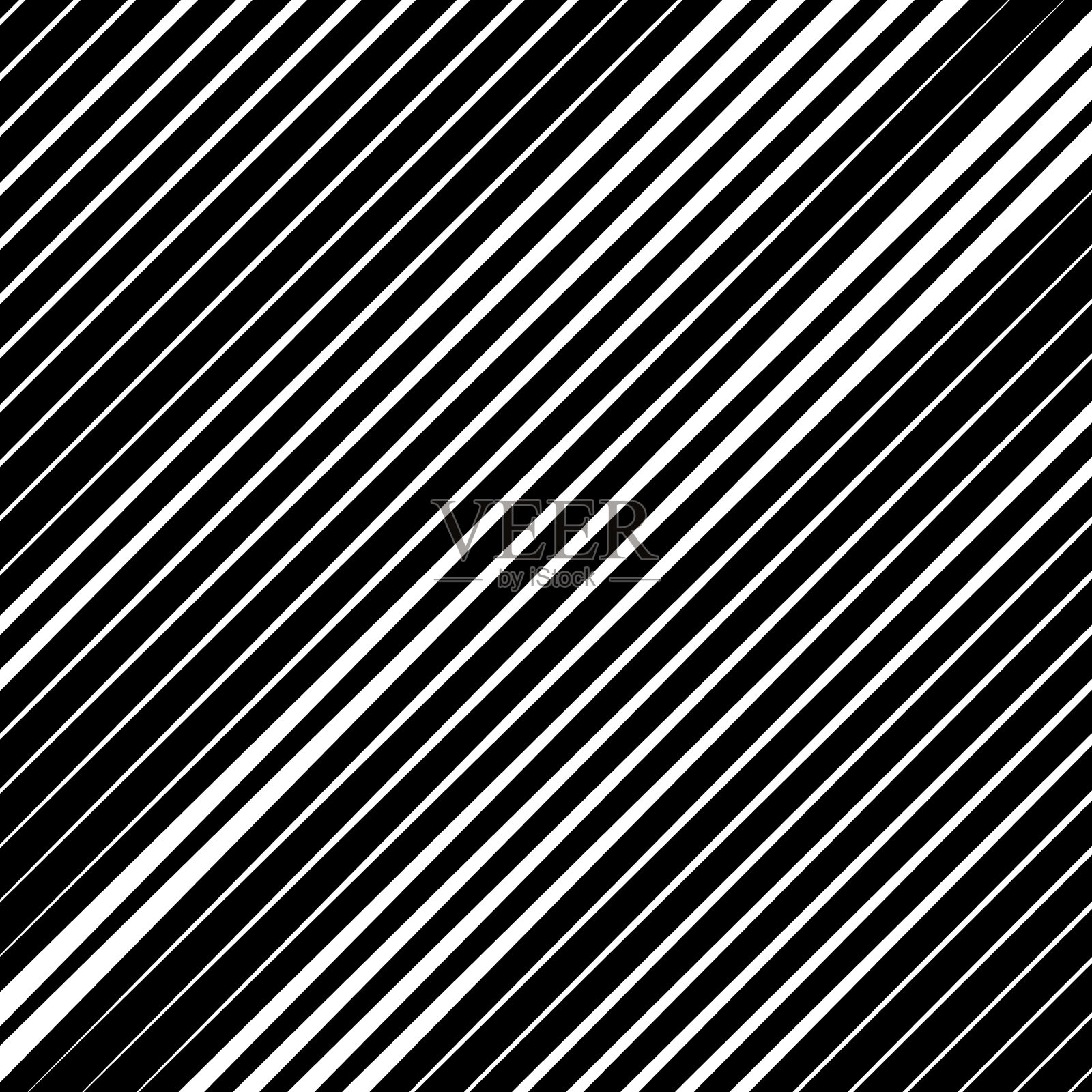 黑色背景上的抽象白色斜向矢量条纹插画图片素材