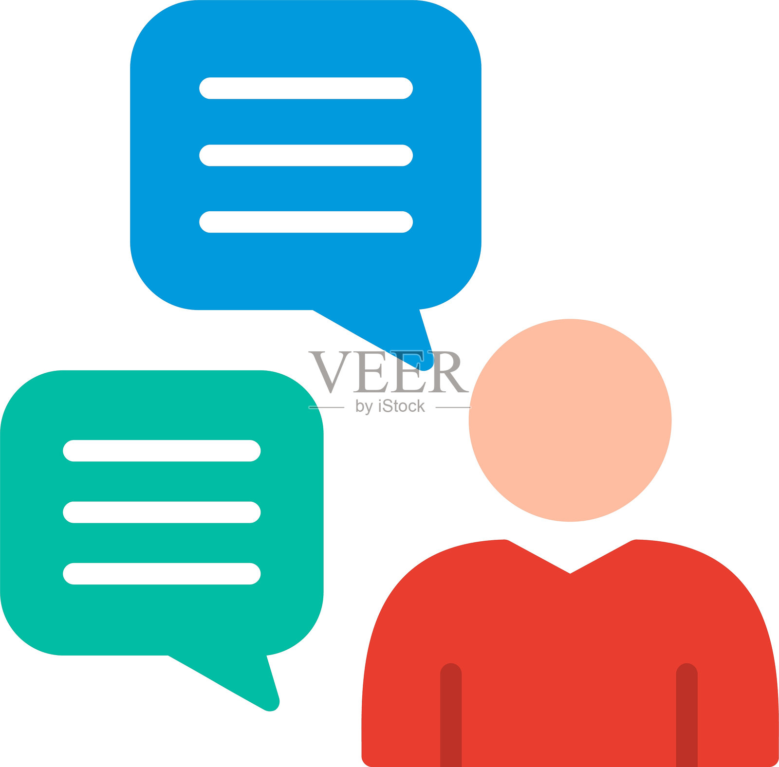 扁平化矢量图标设计插画图片素材