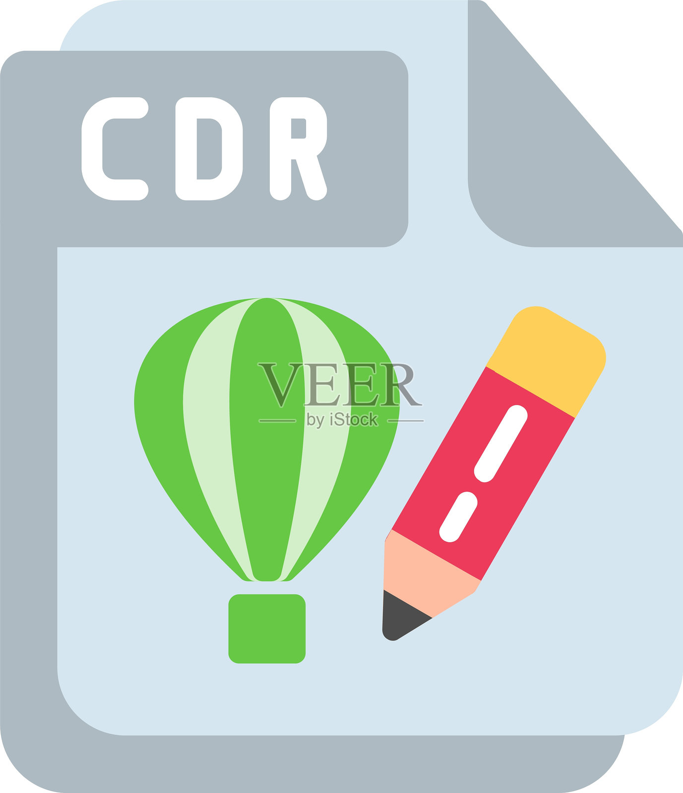 CDR平面矢量图标设计插画图片素材