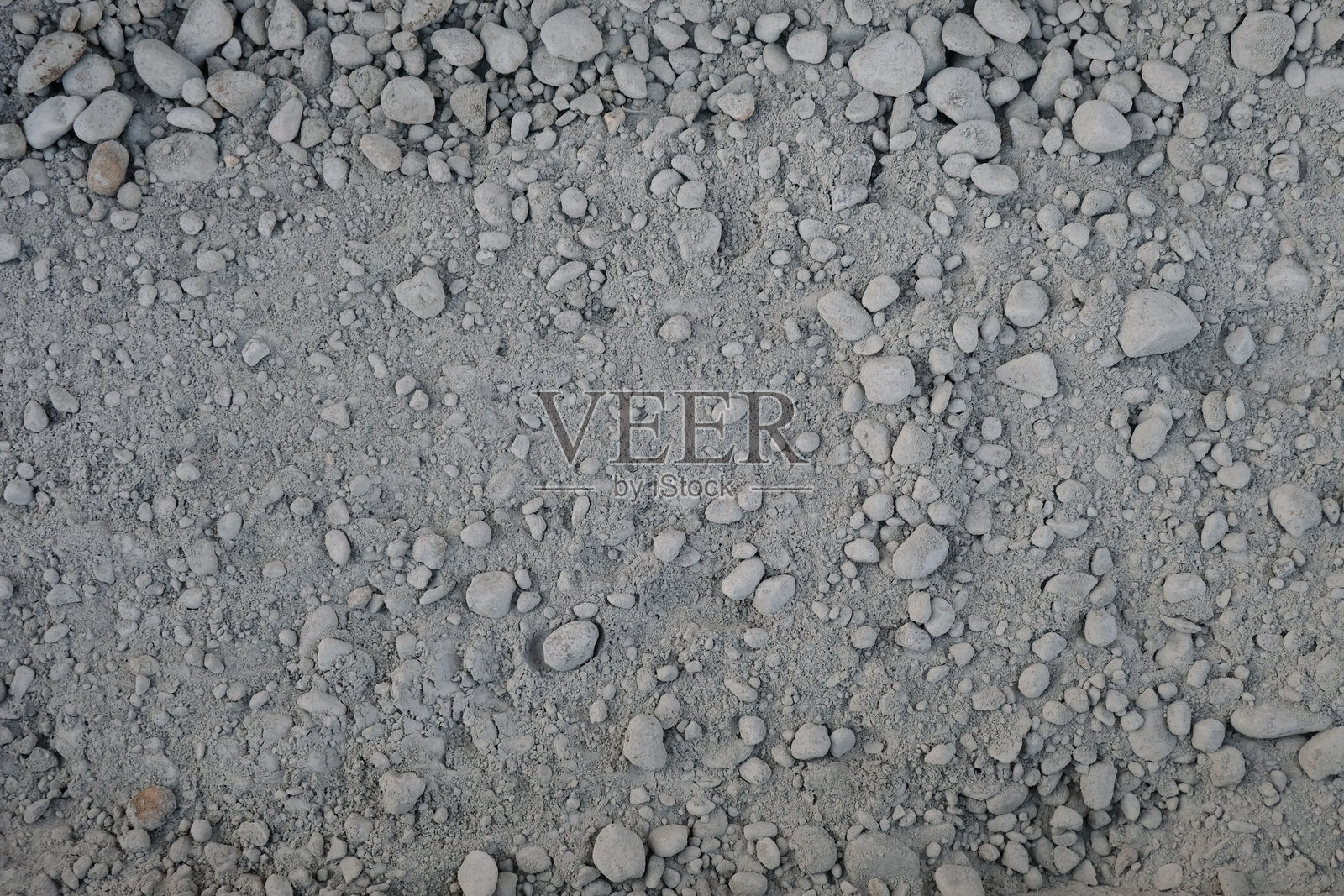 混凝土砂浆干混料特写，俯视背景，沙子和碎石与水泥混合物照片摄影图片