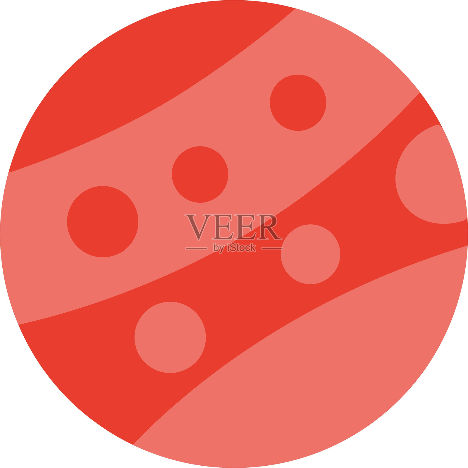 火星扁平矢量图标设计插画图片素材