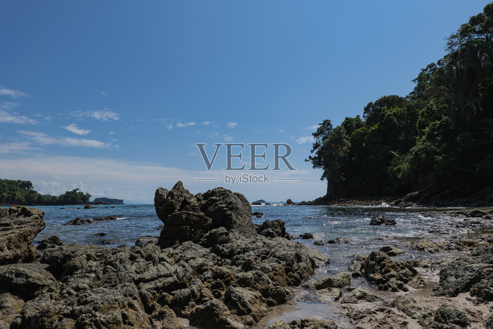 哥斯达黎加的曼努埃尔·安东尼奥海滩照片摄影图片