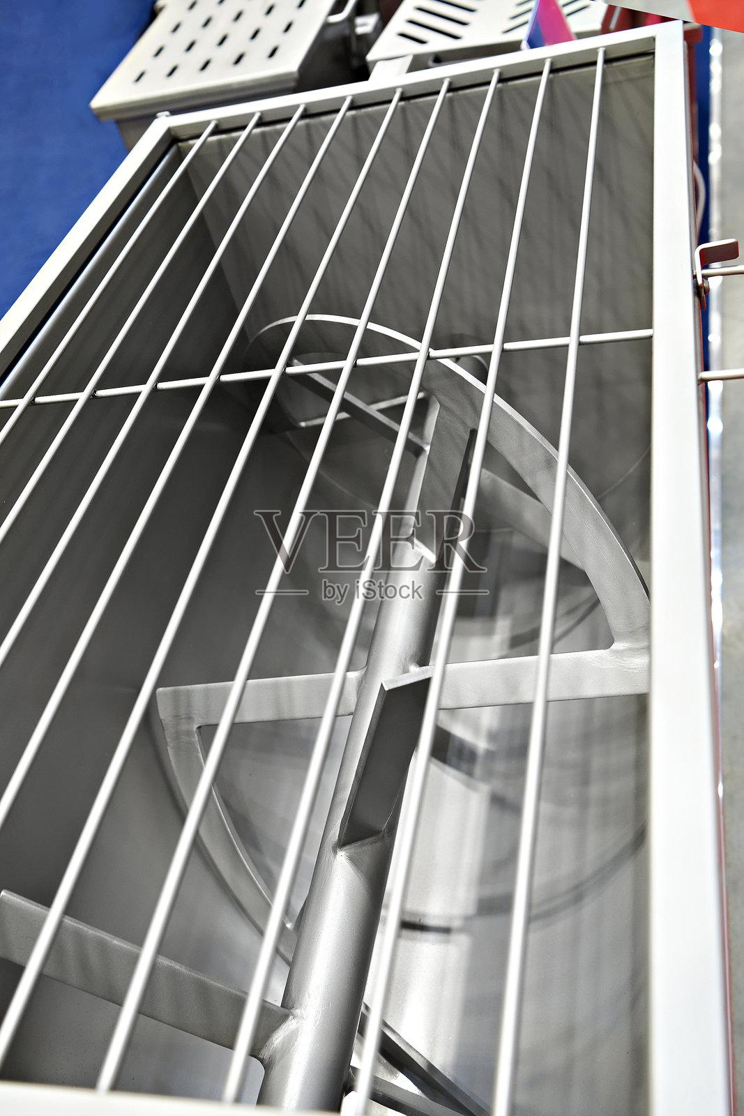 工业食品肉类金属搅拌机照片摄影图片