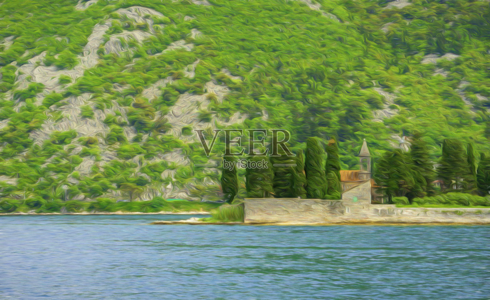 圣乔治岛照片摄影图片