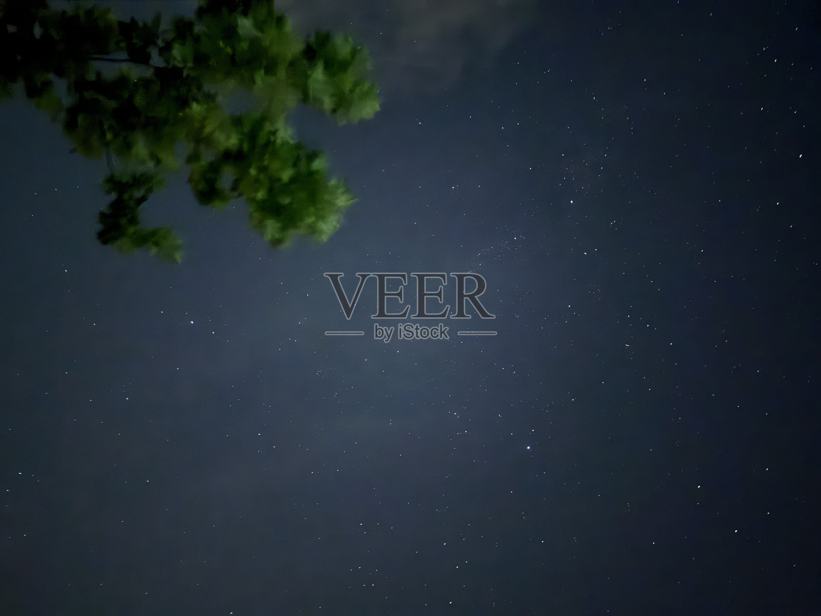 星空夜景照片摄影图片