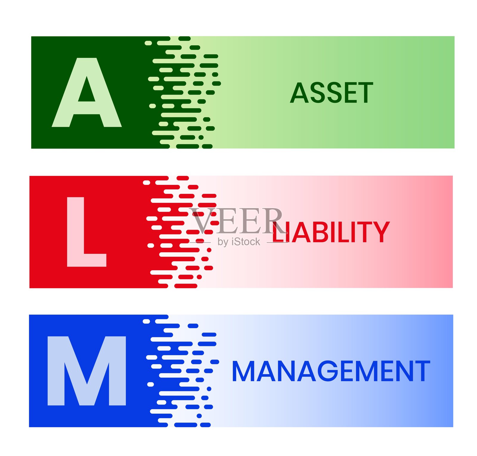 资产负债管理插画图片素材