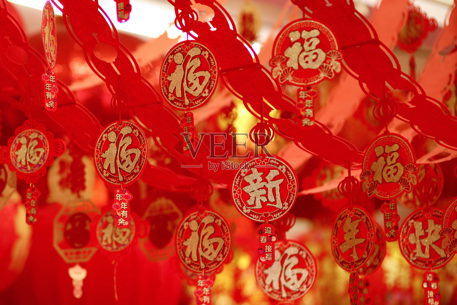 春节零售市场情况照片摄影图片