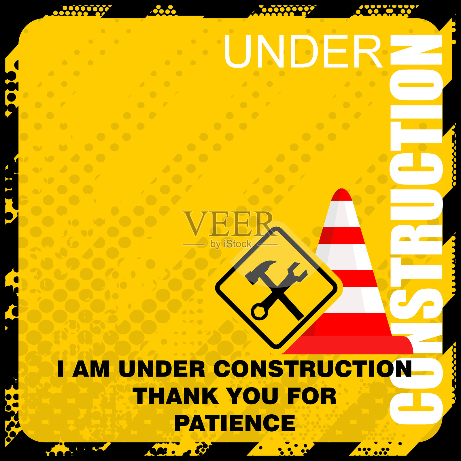 正在建设中，墙纸和背景集矢量图插画图片素材