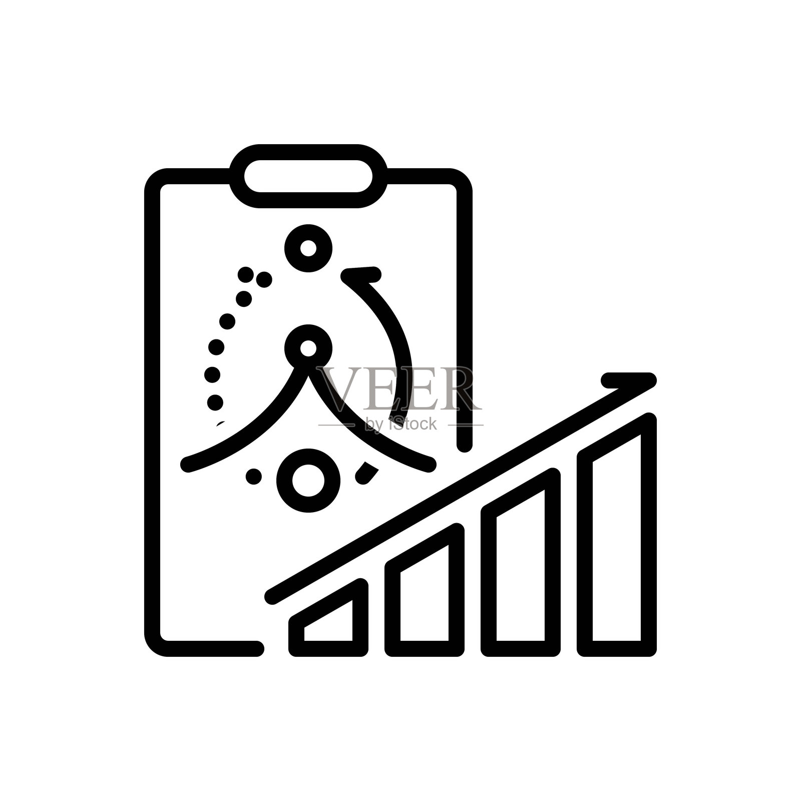 战略信息图表插画图片素材