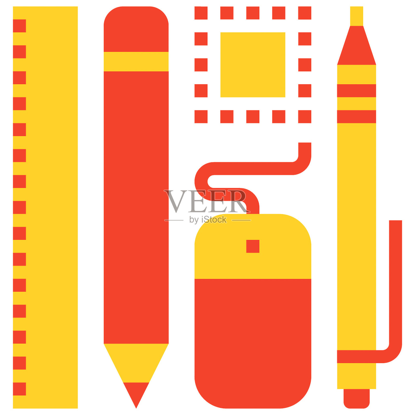 设计工具插画图片素材