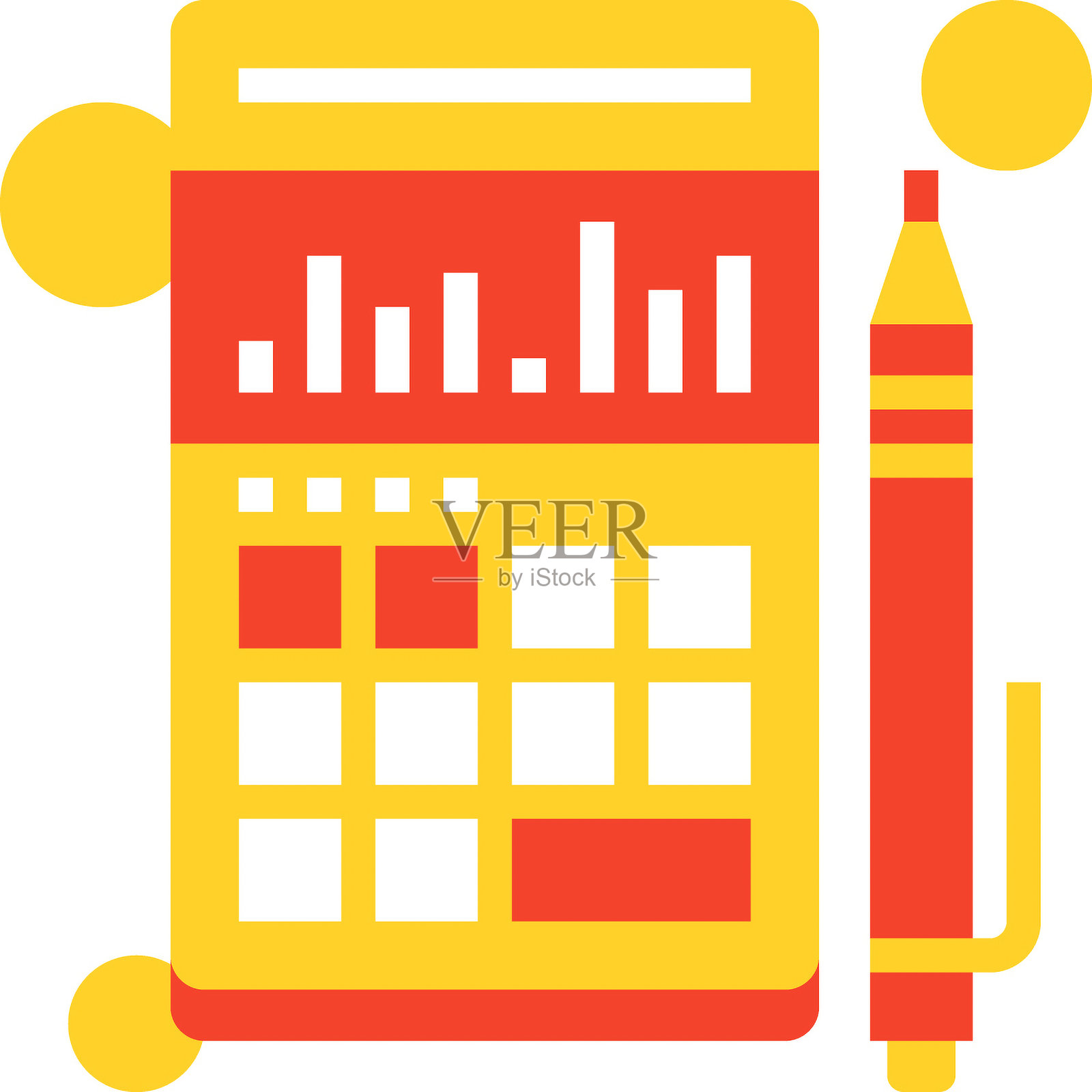 投资回报率插画图片素材