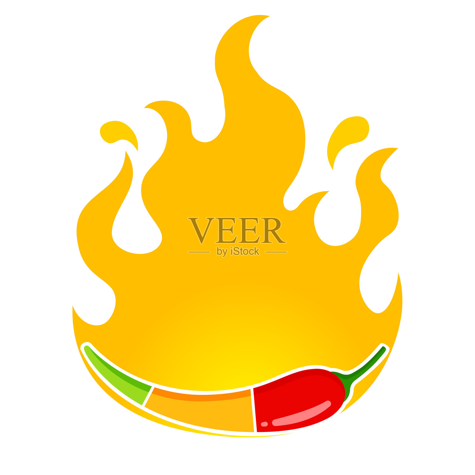 辣椒。插画图片素材