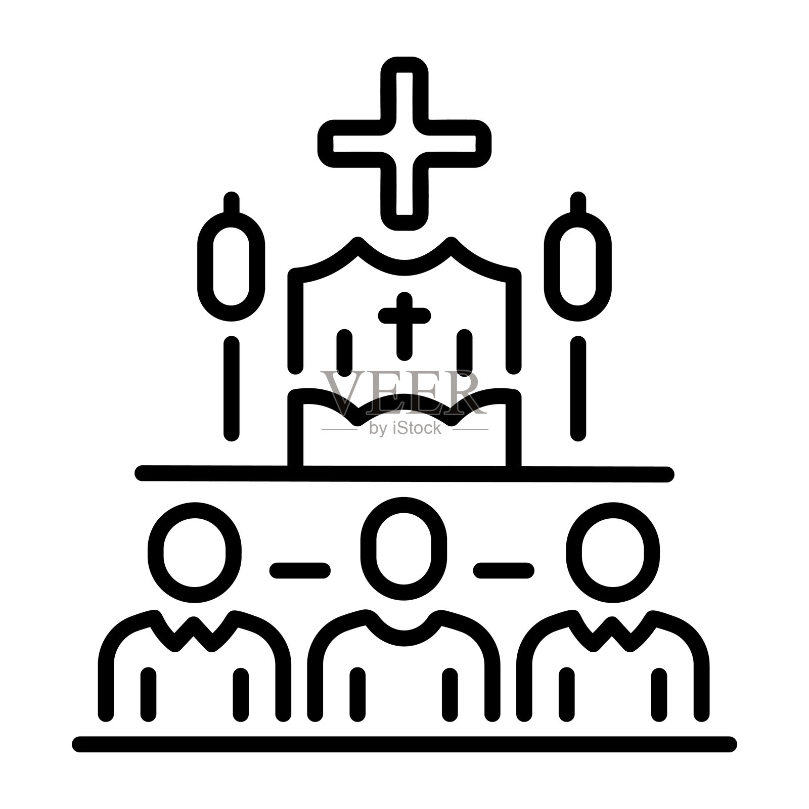 合唱团阁楼插画图片素材