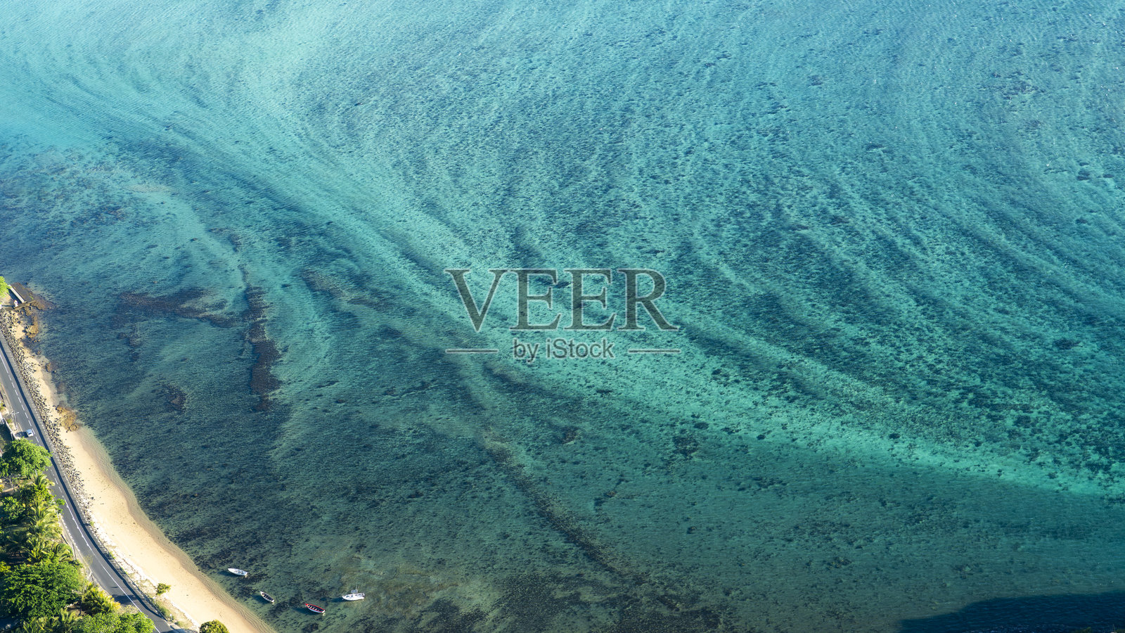 毛里求斯岛巴伊杜卡普的航拍照片照片摄影图片