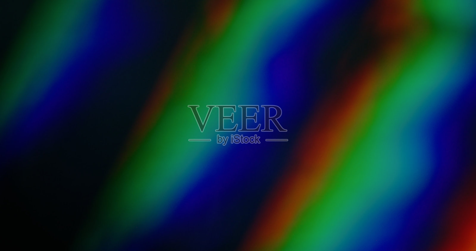 鲜艳的彩虹模糊虹彩全息光晕照片摄影图片