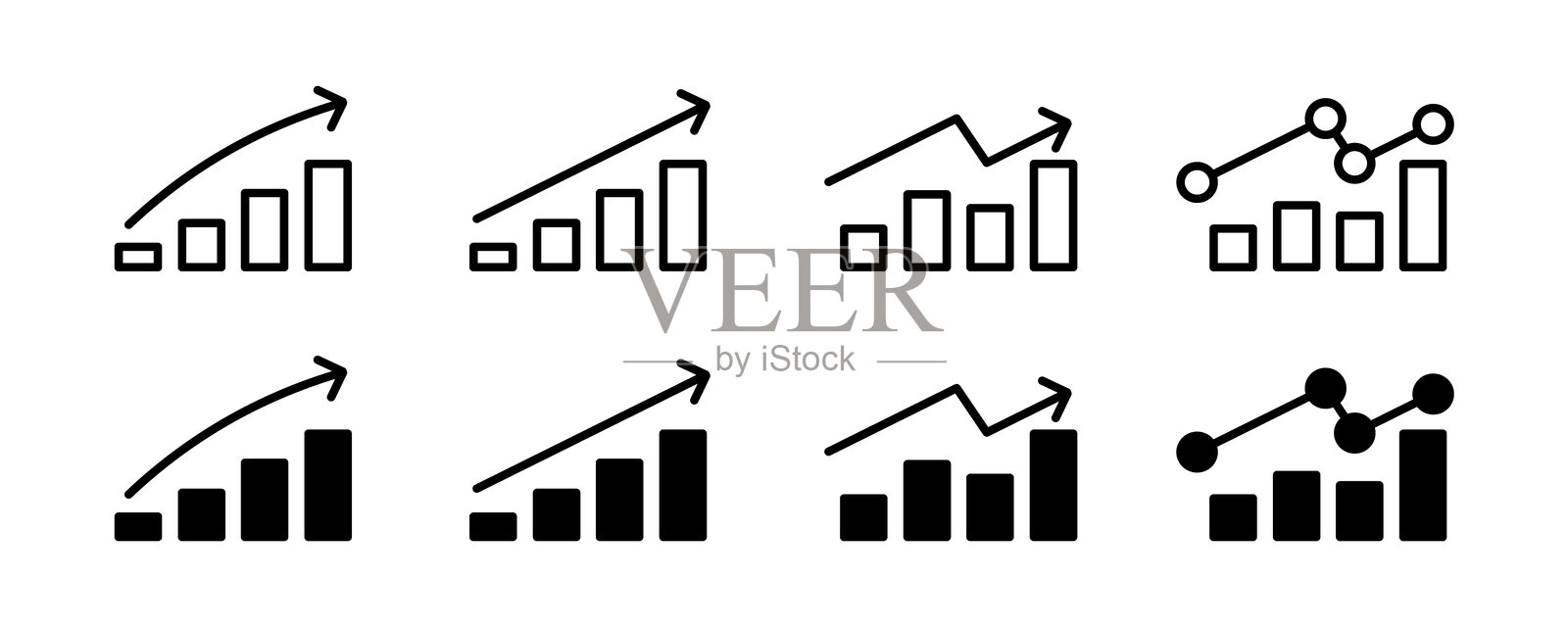 自由职业者图标。线性和轮廓风格。矢量图标。插画图片素材