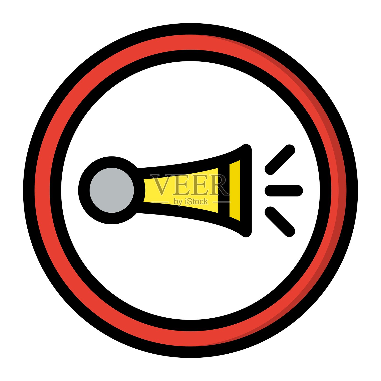 角号矢量图标设计插图插画图片素材