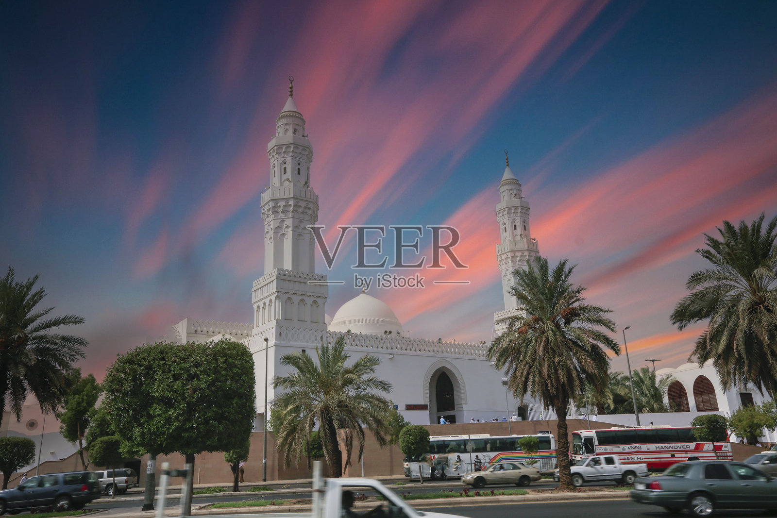 库巴清真寺或库巴大清真寺照片摄影图片