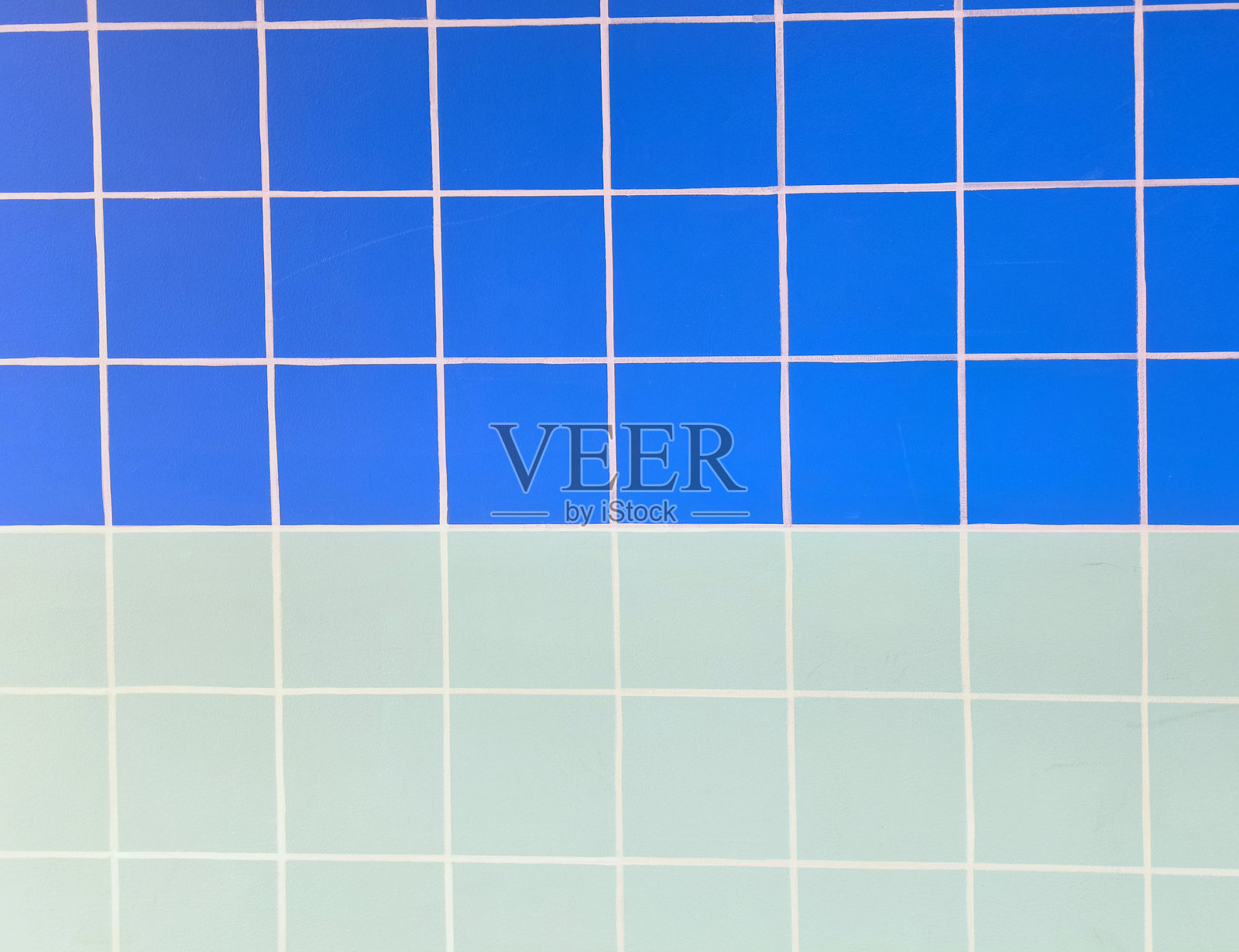 抽象的蓝绿色格子图案，条纹照片摄影图片