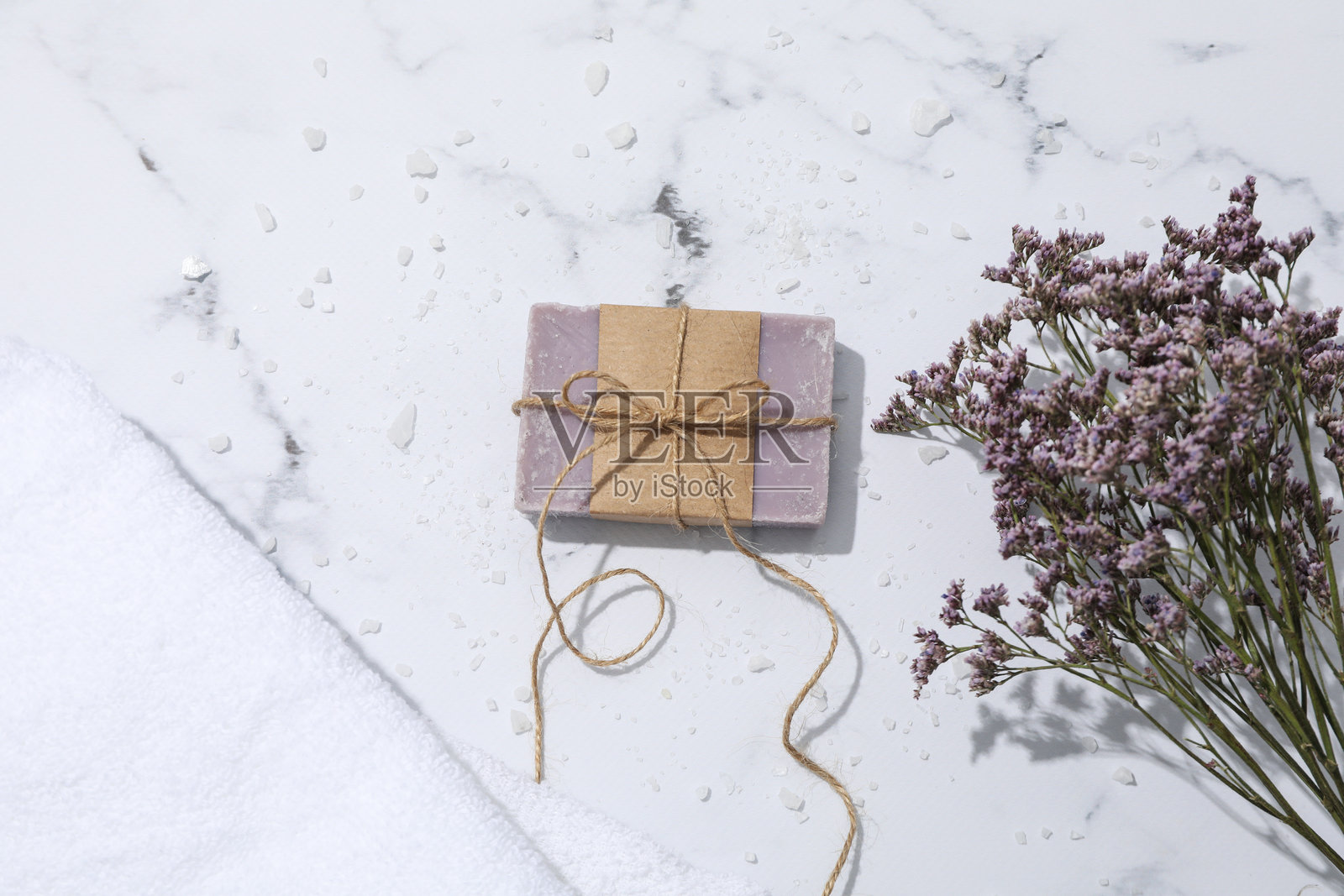 沐浴和护肤配件的概念 - 香皂照片摄影图片