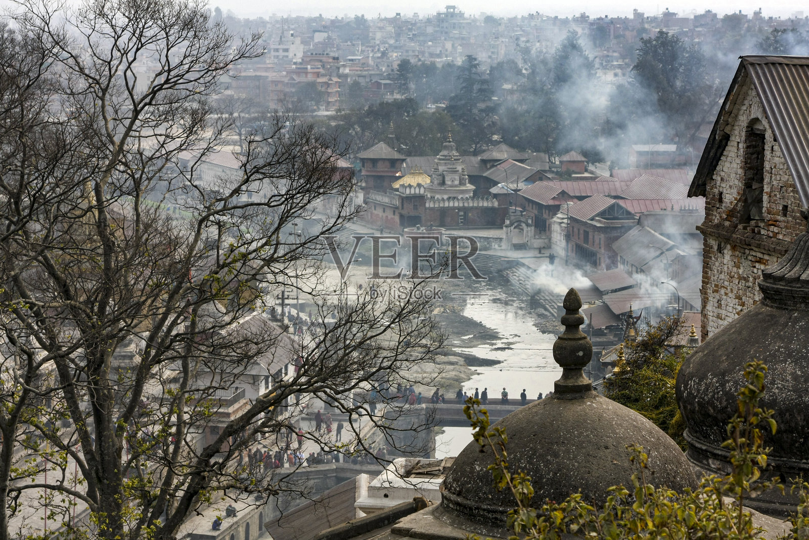 帕舒帕提纳特，加德满都谷地，尼泊尔照片摄影图片