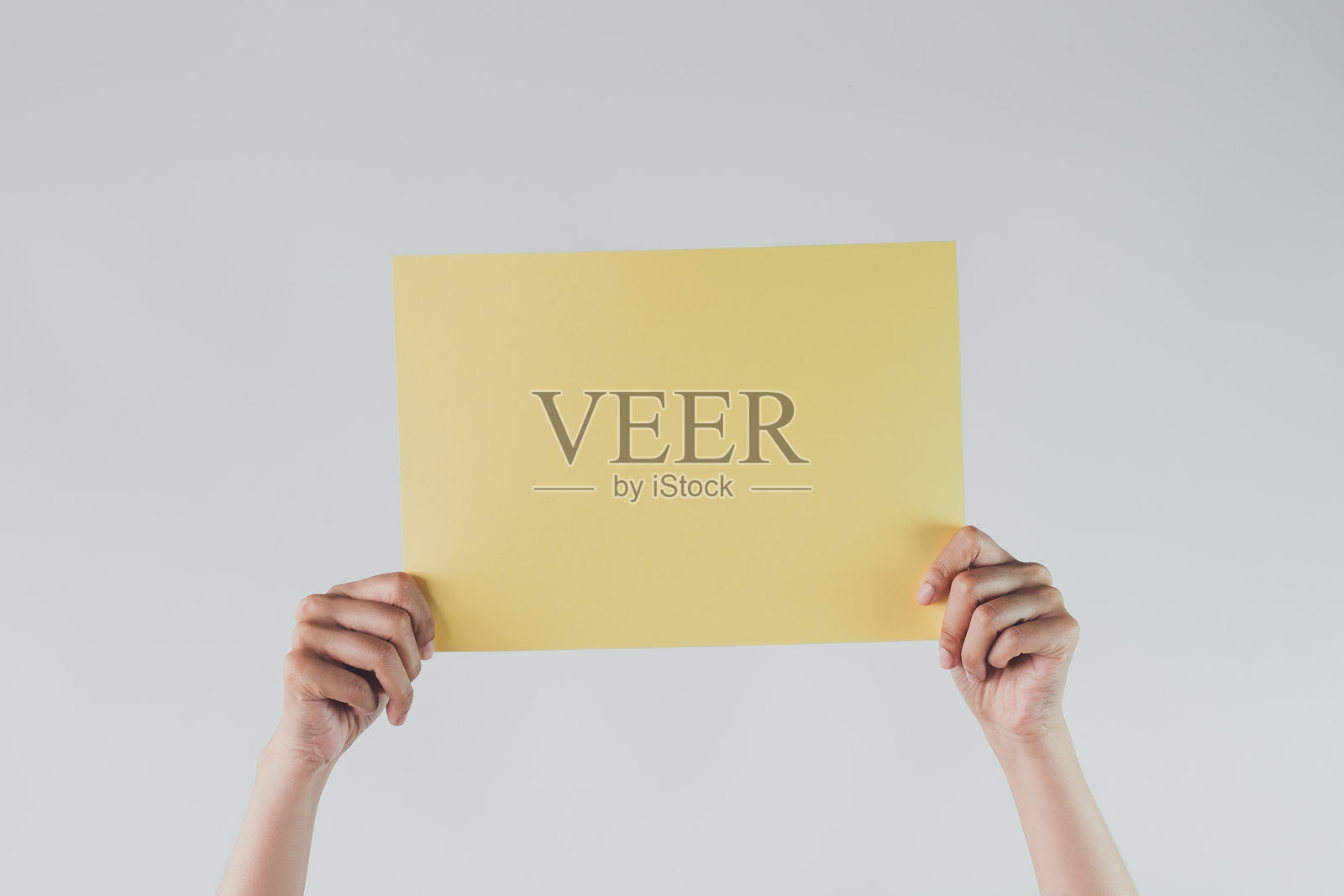 空白的黄色纸张照片摄影图片