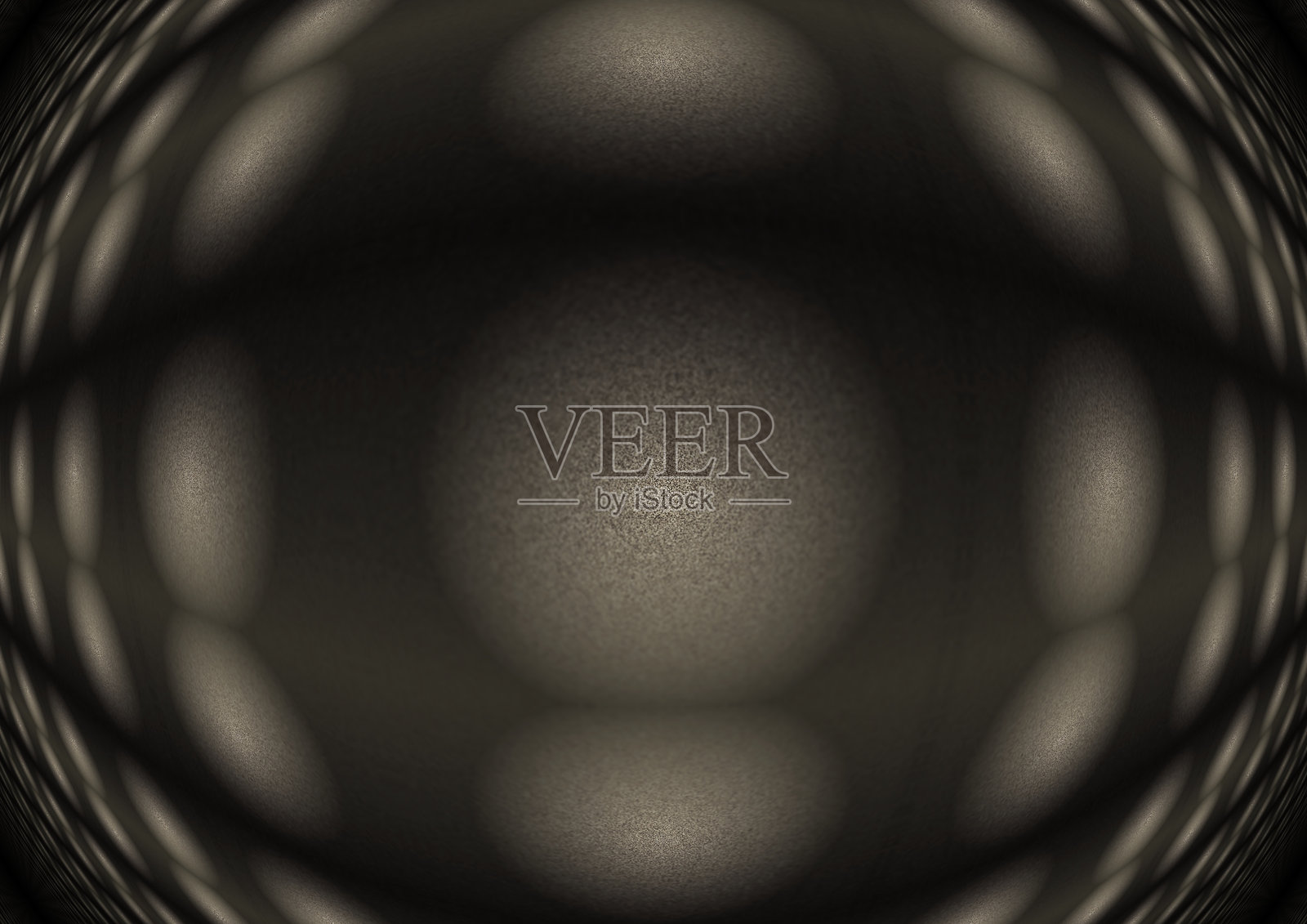 黑色背景下的3D金属球及其效果插图照片摄影图片